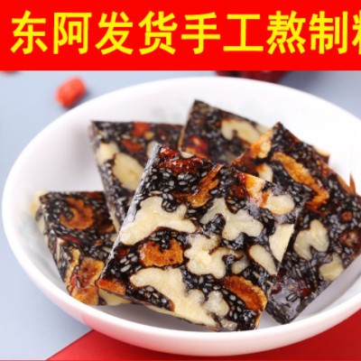 山东阿胶膏驴皮阿胶批发东阿纯阿胶糕即食手工正品阿胶固元糕图3