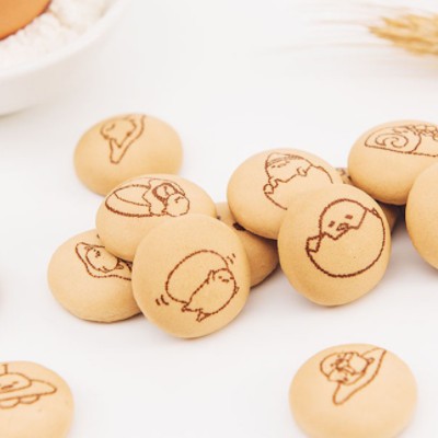 日本北陆制果饼干4联/包凯蒂豆乳蛋奶牛奶多口味卡通造型零食饼干图2