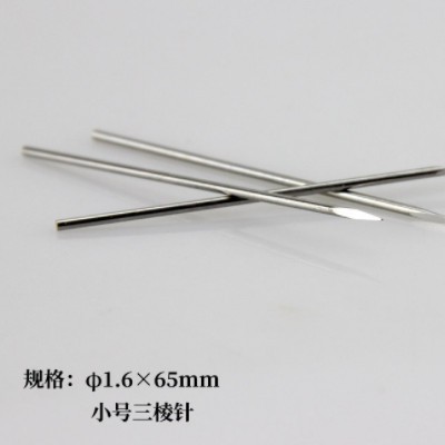 不锈钢三棱针医用放血针祛痘挑痘针刺络针无菌大号小号拔罐三菱针图2