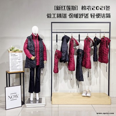 云南中老年妈妈装棉衣 新红莲斯棉衣马甲 广州大码女装便宜拿货渠道  品牌女装尾货批发走份