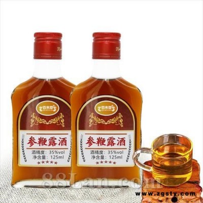 参鞭露酒