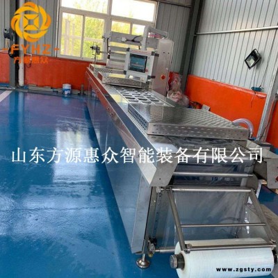 DZ-420 山东方源 滚动式连续拉伸膜真空包装机 阿胶连续拉伸膜包装机  全自动拉伸膜真空包装设备 厂家直销