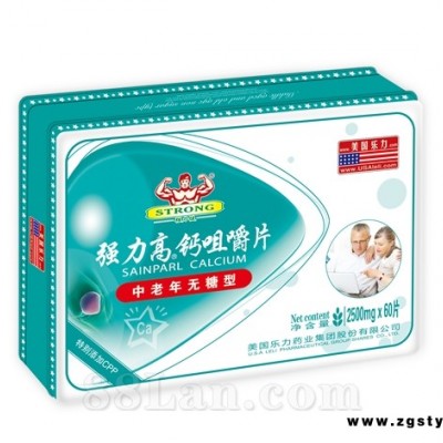 强力高 钙咀嚼片 中老年无糖型
