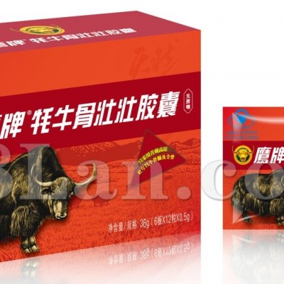 鹰牌牦牛骨壮壮胶囊—补钙、养骨 双管齐下--增强骨密度