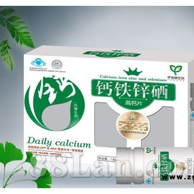 钙铁锌硒高钙片