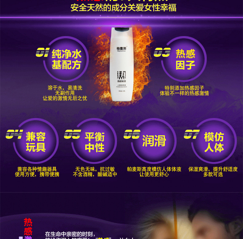 人体润滑剂 保健品 夫妻用品 情趣用品示例图12